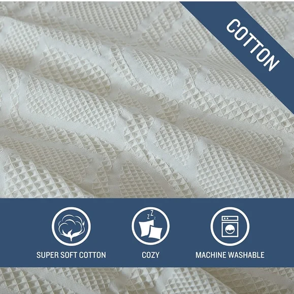 Comforter Set- Tommy Bahama Light Green Cotton Bedding Full/Queen - Picture 3 of 6